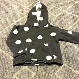 ZARA babygirl 18/24m  polka dot hoodie